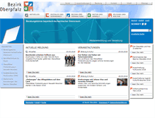 Tablet Screenshot of bezirk-oberpfalz.de